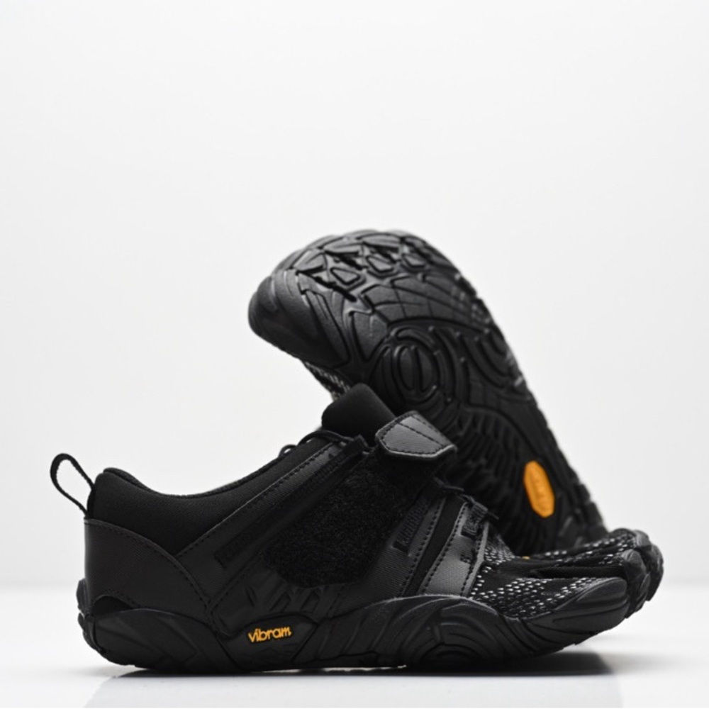 Vibram  Black Five-Toe Athletic Shoes with Strap - Picture 6 of 6